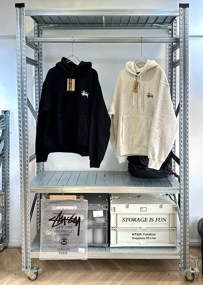 STUSSY BASIC FLEECE HOODIE 刷毛連帽上衣