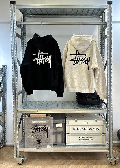 STUSSY BASIC FLEECE HOODIE 刷毛連帽上衣