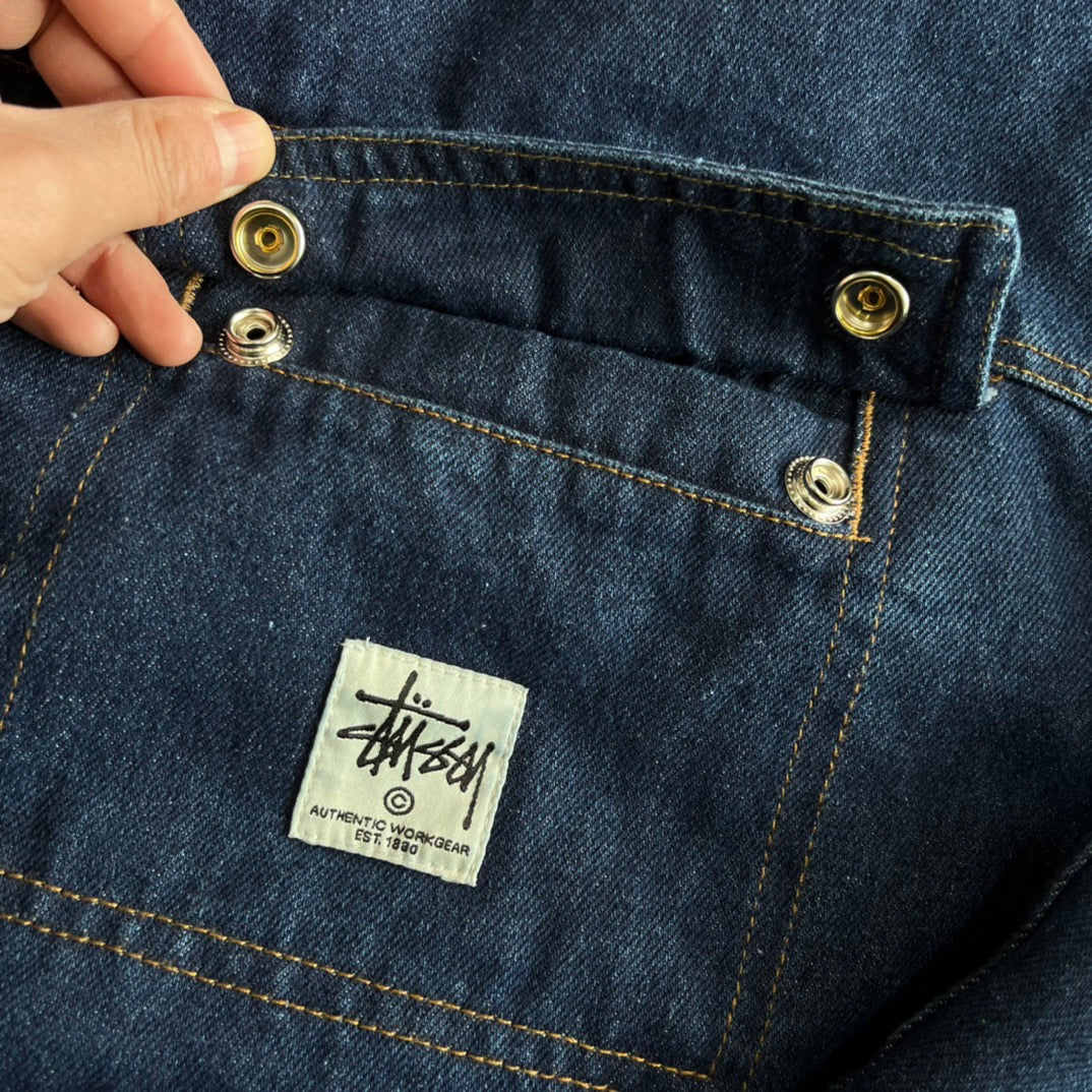 STUSSY 復古工裝牛仔外套