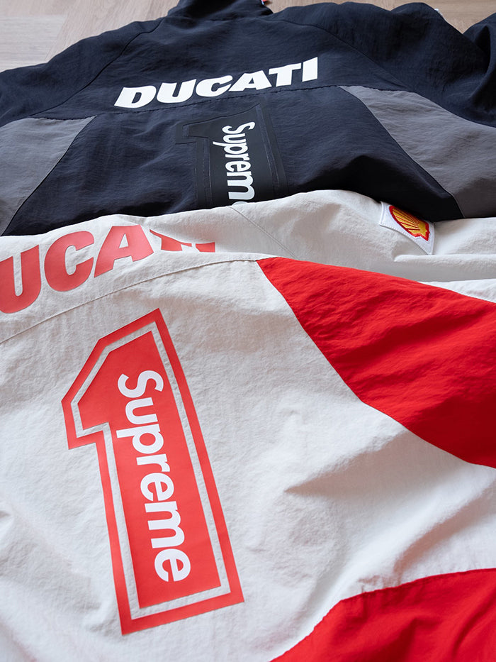 SUPREME x DUCATI TRACK JACKET PANT 立領運動夾克|長褲