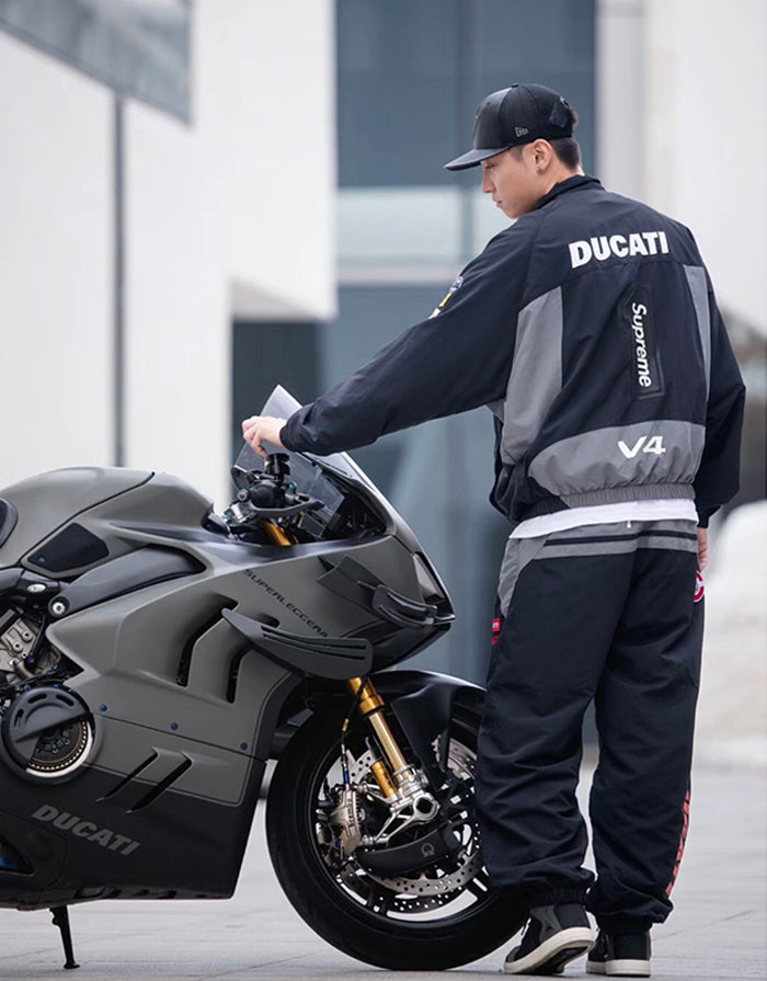 SUPREME x DUCATI TRACK JACKET PANT 立領運動夾克|長褲