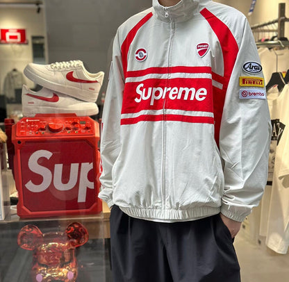 SUPREME x DUCATI TRACK JACKET PANT 立領運動夾克|長褲