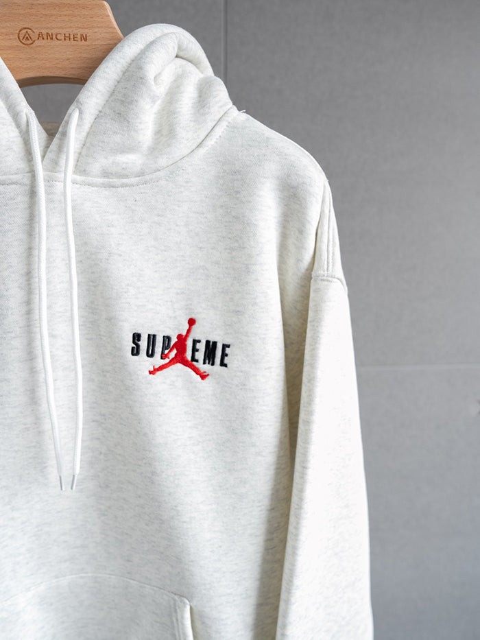 Supreme x Jordan 2024FW Hooded Sweatshirt 抓絨運動連帽衫