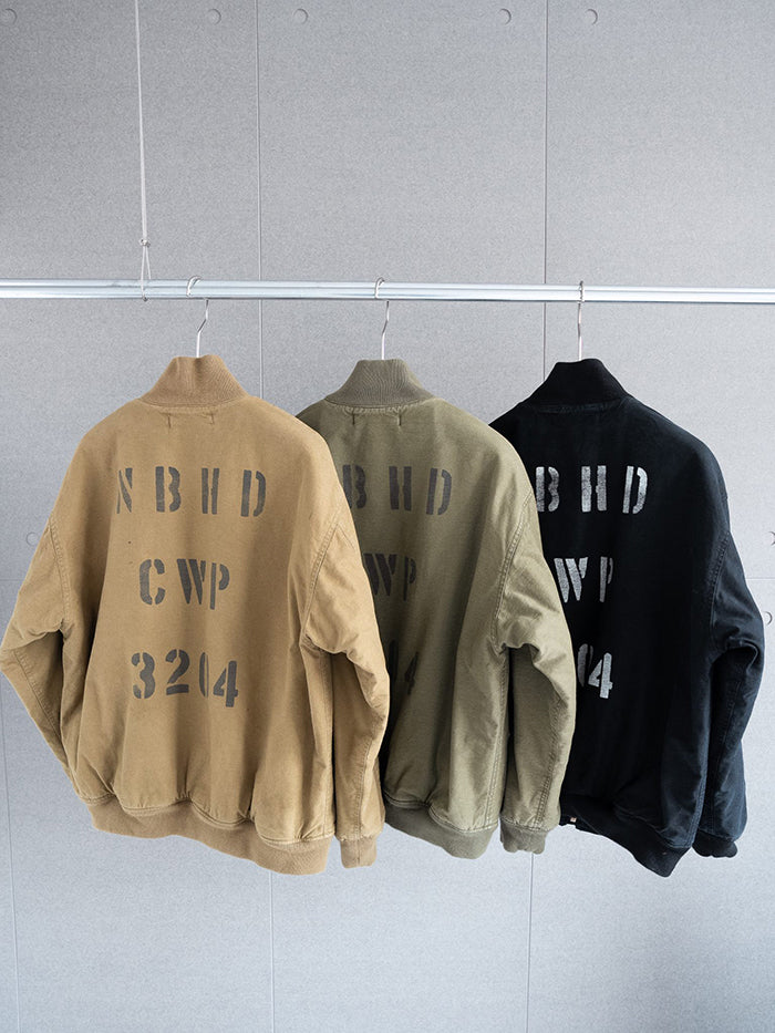 NEIGHBORHOOD DECK JACKET 軍事風立領鋪棉夾克