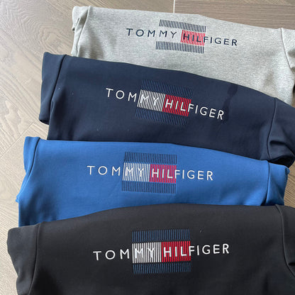 TOMMY HILFIGER Sweatshirt 刺繡旗幟刷毛衛衣