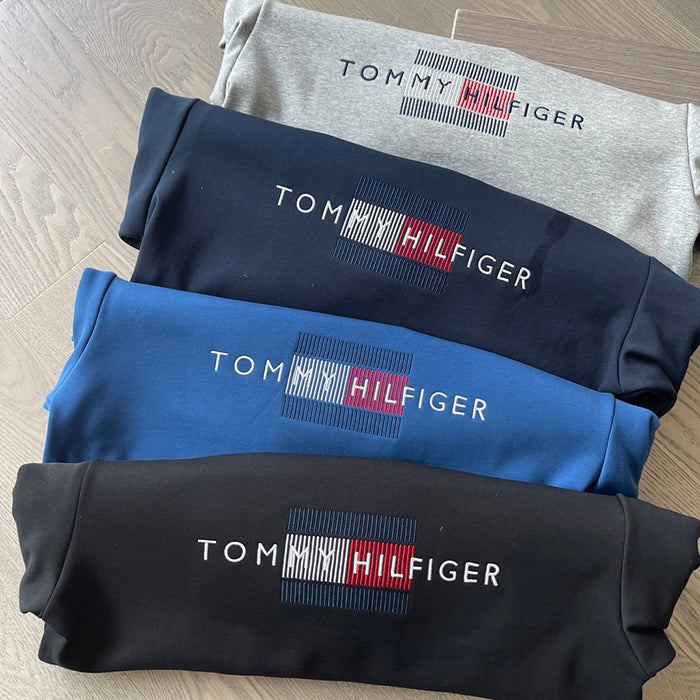 TOMMY HILFIGER Sweatshirt 刺繡旗幟刷毛衛衣