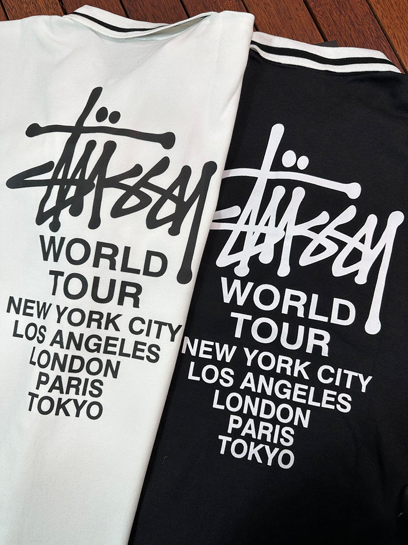 STUSSY 8號球印花足球P0LO衫