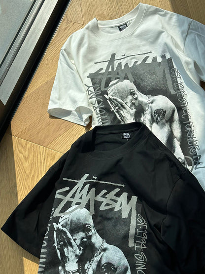 STUSSY X GOLDIE METALHEADZ 30 TEE 30週年人像印花短袖T恤