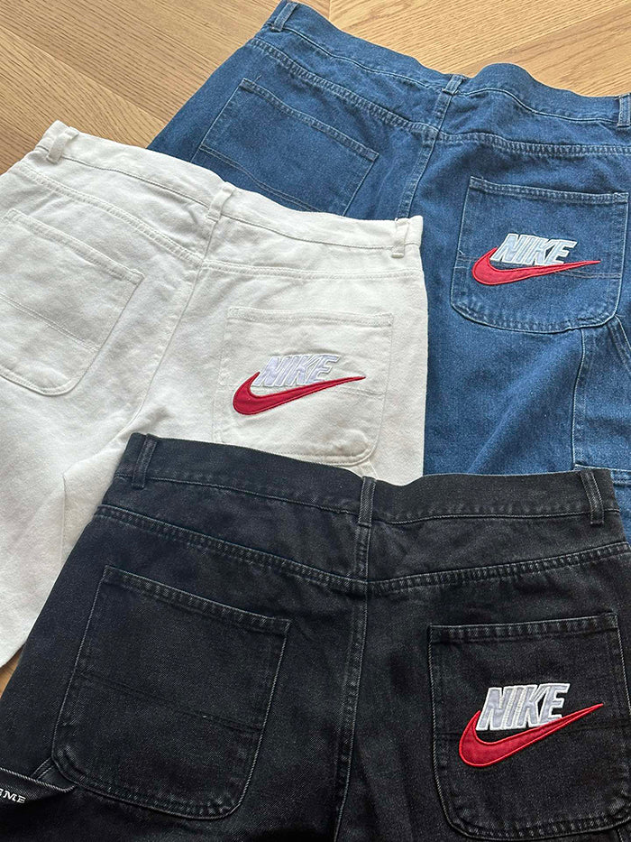 SUPREME x NIKE SS24 DENIM SHORT 直筒牛仔短褲