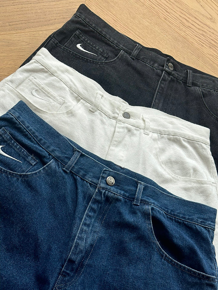 SUPREME x NIKE SS24 DENIM SHORT 直筒牛仔短褲