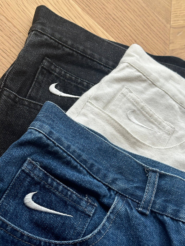 SUPREME x NIKE SS24 DENIM SHORT 直筒牛仔短褲