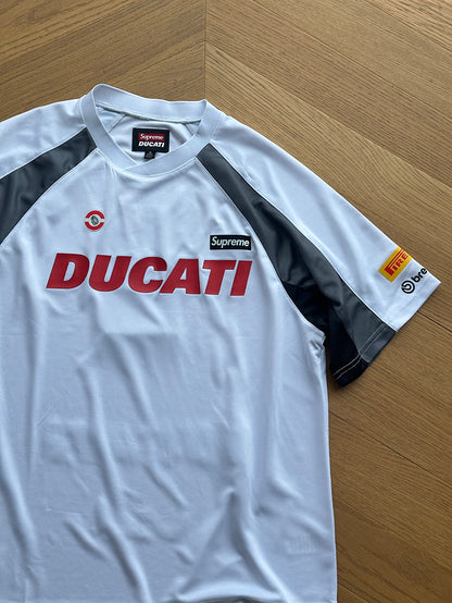 SUPREME x DUCATI SS24 SOCCER JERSEY  足球短袖T恤