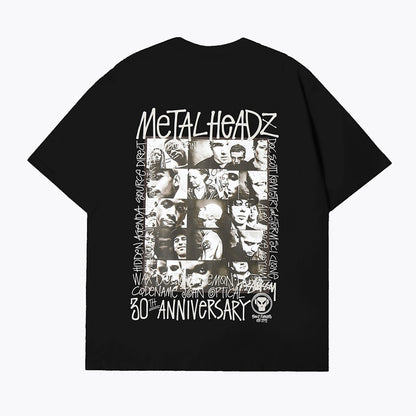 STUSSY X GOLDIE METALHEADZ 30 TEE 30週年人像印花短袖T恤