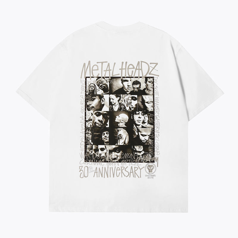 STUSSY X GOLDIE METALHEADZ 30 TEE 30週年人像印花短袖T恤