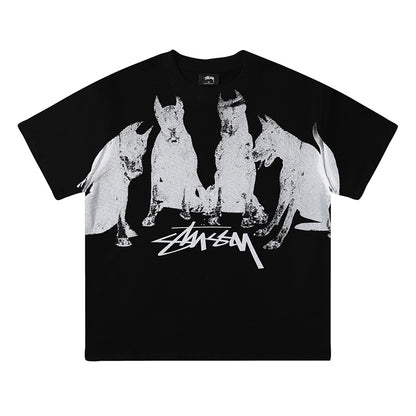 STUSSY  杜賓犬短袖T恤