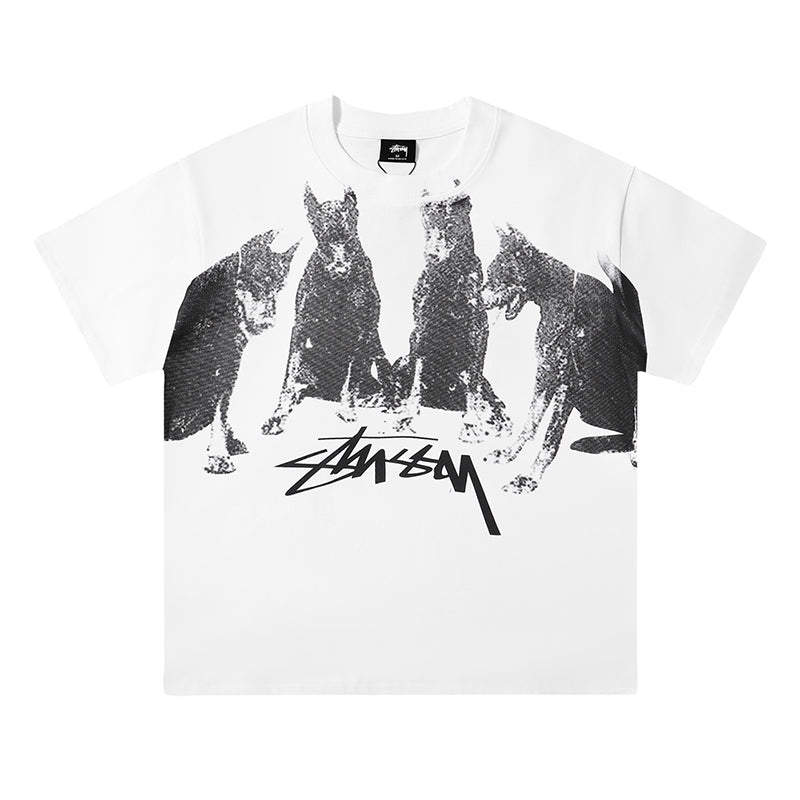 STUSSY  杜賓犬短袖T恤