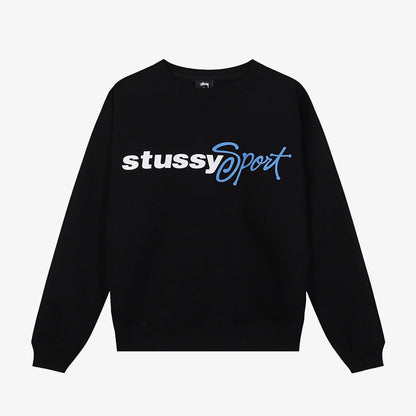 STUSSY SPORT SCRIPT CREW 運動刷毛衛衣