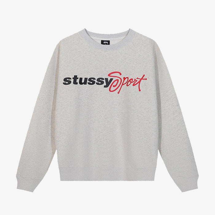 STUSSY SPORT SCRIPT CREW 運動刷毛衛衣