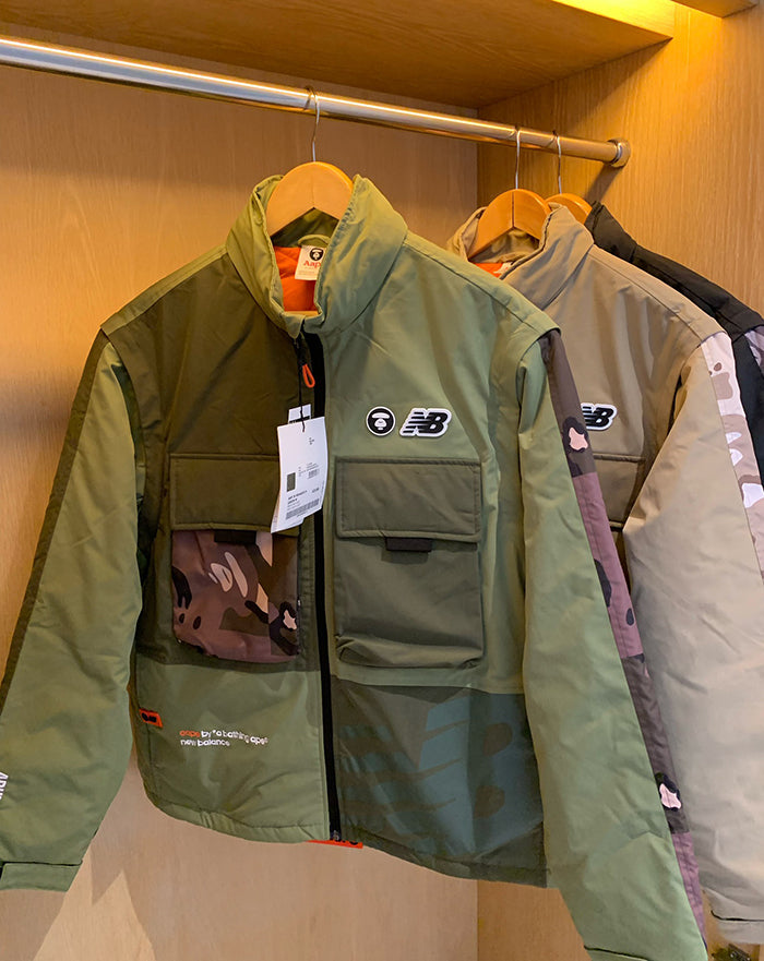 AAPE x New Balance Detachable Jacket 可拆卸機能鋪棉外套