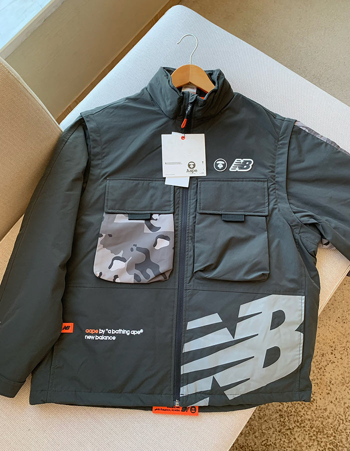 AAPE x New Balance Detachable Jacket 可拆卸機能鋪棉外套