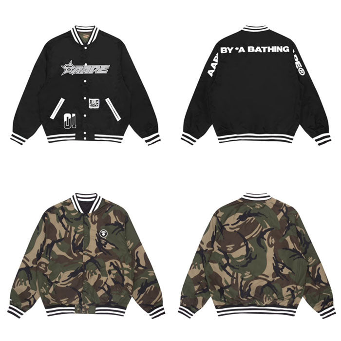 AAPE BY *A BATHING APE® REVERSIBLE BOMBER JACKET 雙面穿飛行員夾克