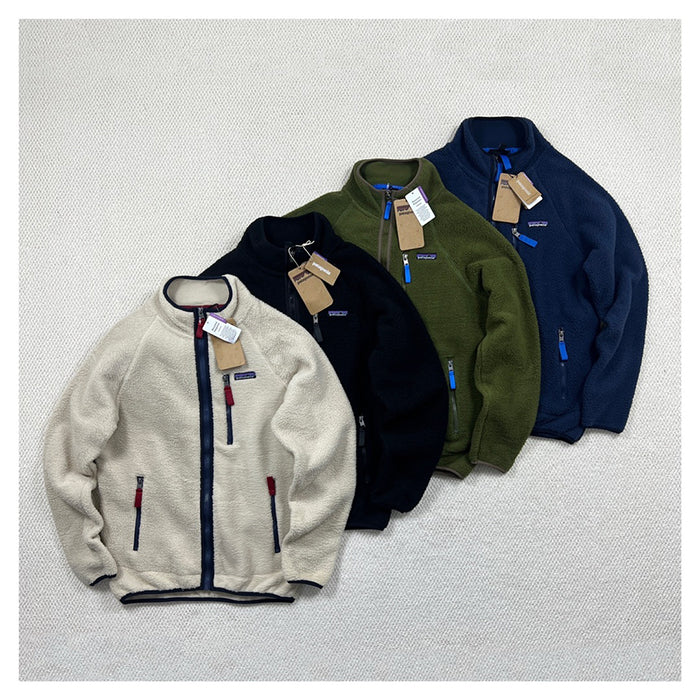 PATAGONIA RETRO PILE LOGO PATCH JACKET 再生羊羔絨夾克