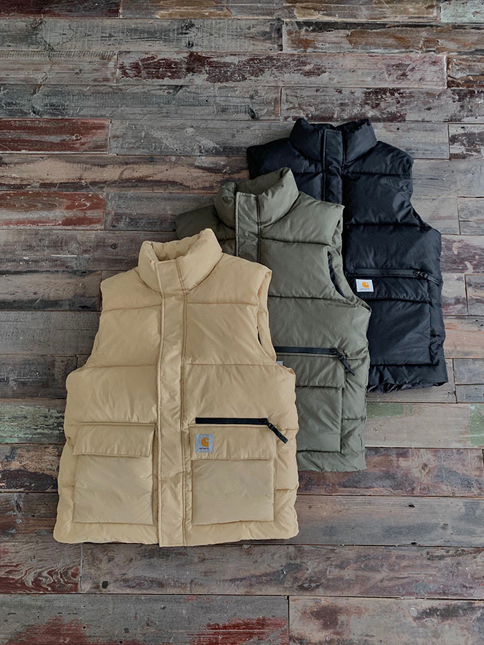 Carhartt WIP Milton Vest 立領保暖工裝鋪棉背心