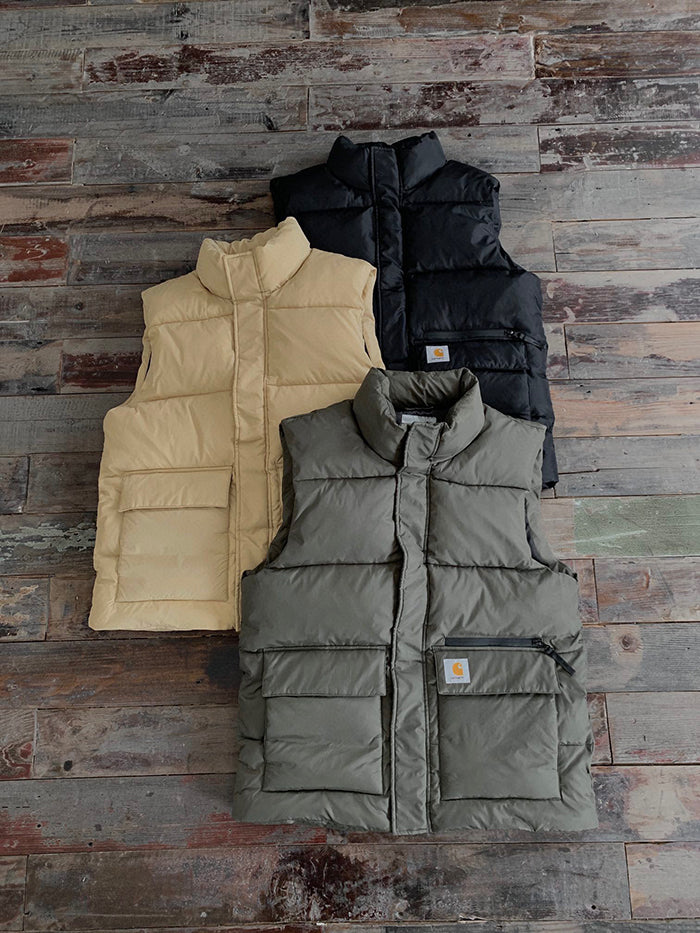 Carhartt WIP Milton Vest 立領保暖工裝鋪棉背心