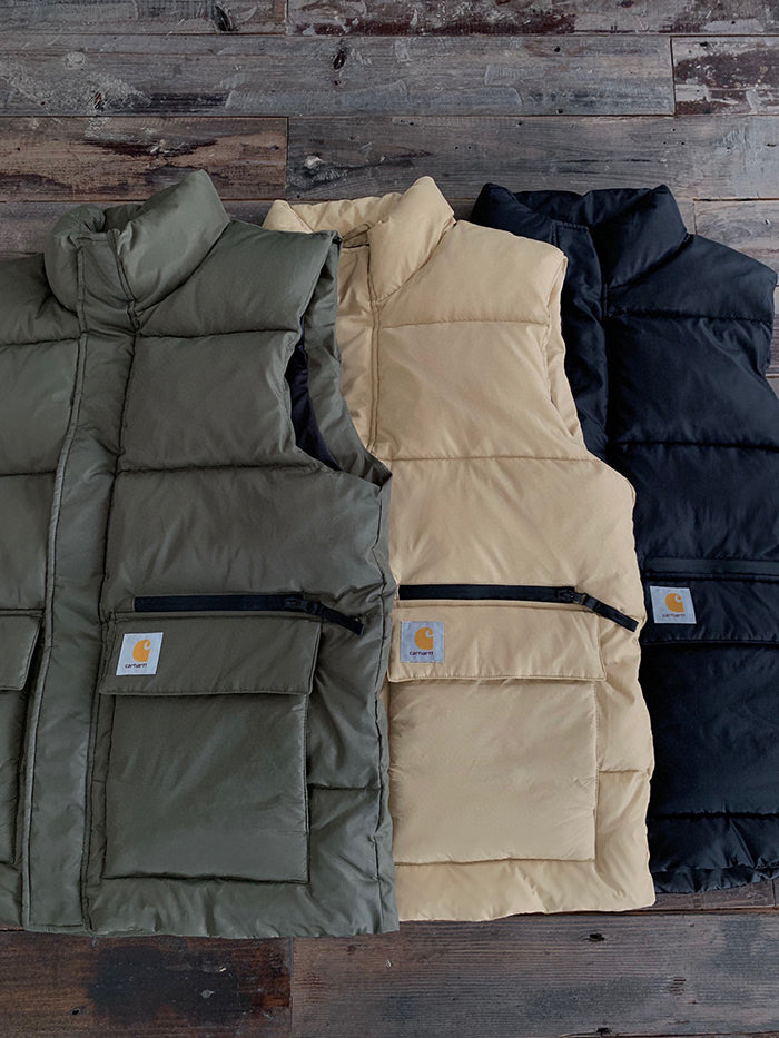 Carhartt WIP Milton Vest 立領保暖工裝鋪棉背心