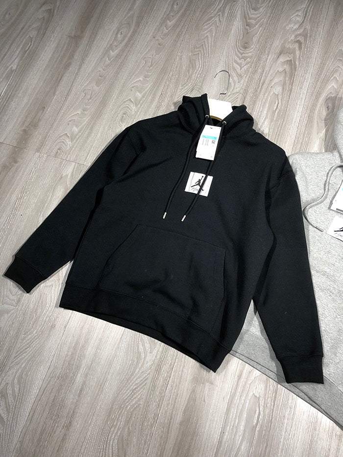 - 全新特價 - Jordan Statement Fleece Hoodi 喬丹重磅刷毛連帽衫 (黑XL)