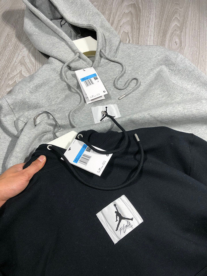 - 全新特價 - Jordan Statement Fleece Hoodi 喬丹重磅刷毛連帽衫 (黑XL)