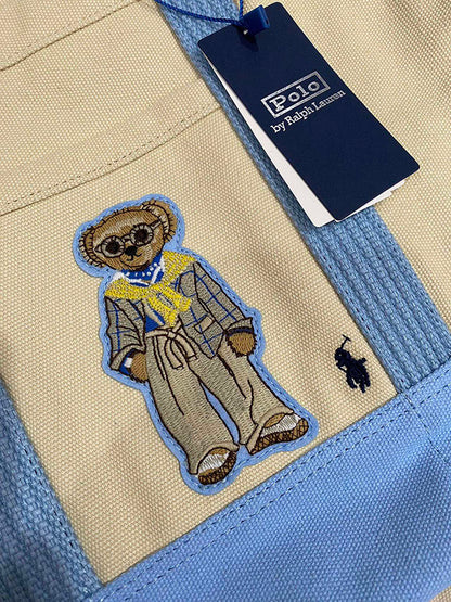 POLO RALPH LAUREN POLO熊帆布托特包