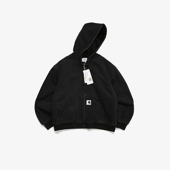 Carhartt WIP OG Active Denim Hooded Jacket 卡哈特水洗加絨牛仔連帽外套