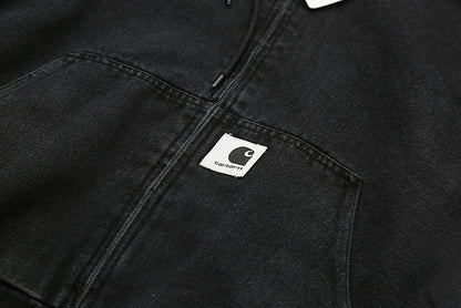 Carhartt WIP OG Active Denim Hooded Jacket 卡哈特水洗加絨牛仔連帽外套