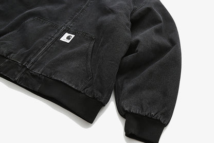 Carhartt WIP OG Active Denim Hooded Jacket 卡哈特水洗加絨牛仔連帽外套