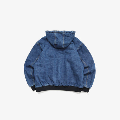 Carhartt WIP OG Active Denim Hooded Jacket 卡哈特水洗加絨牛仔連帽外套