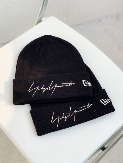 Yohji Yamamoto x New Era 山本耀司簽名刺繡聯名針織毛帽