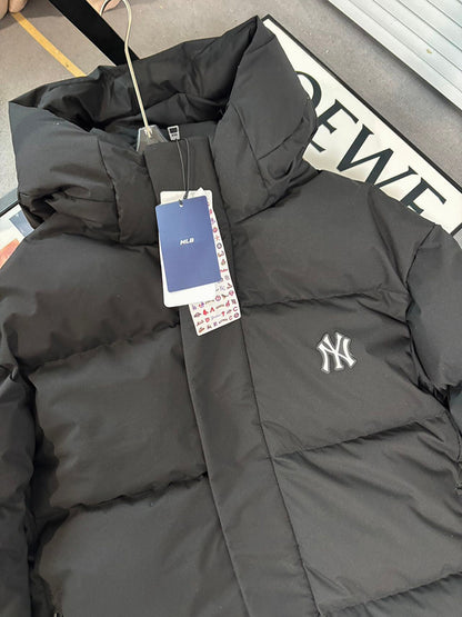 MLB New York Yankees 連帽長款羽絨服