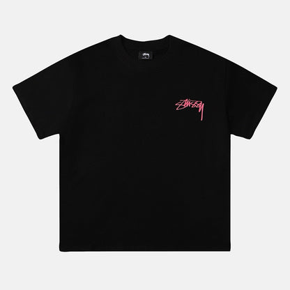 STUSSY 撞色LOGO8號球短袖T恤