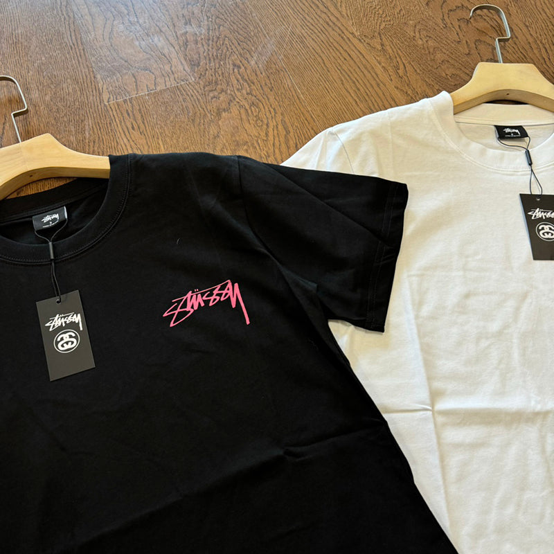 STUSSY 撞色LOGO8號球短袖T恤