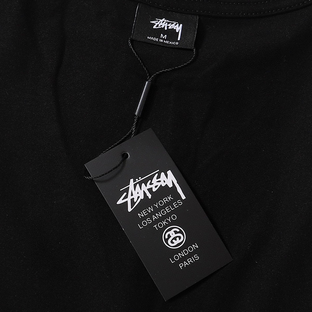 STUSSY 皇冠花環印花短袖T恤