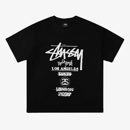 STUSSY SS23 TOUR T-SHIRT 世界巡遊系列短袖T恤