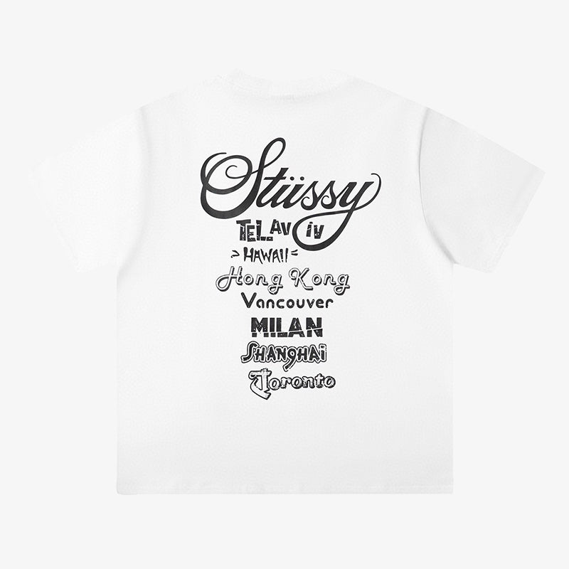 STUSSY SS23 TOUR T-SHIRT 世界巡遊系列短袖T恤