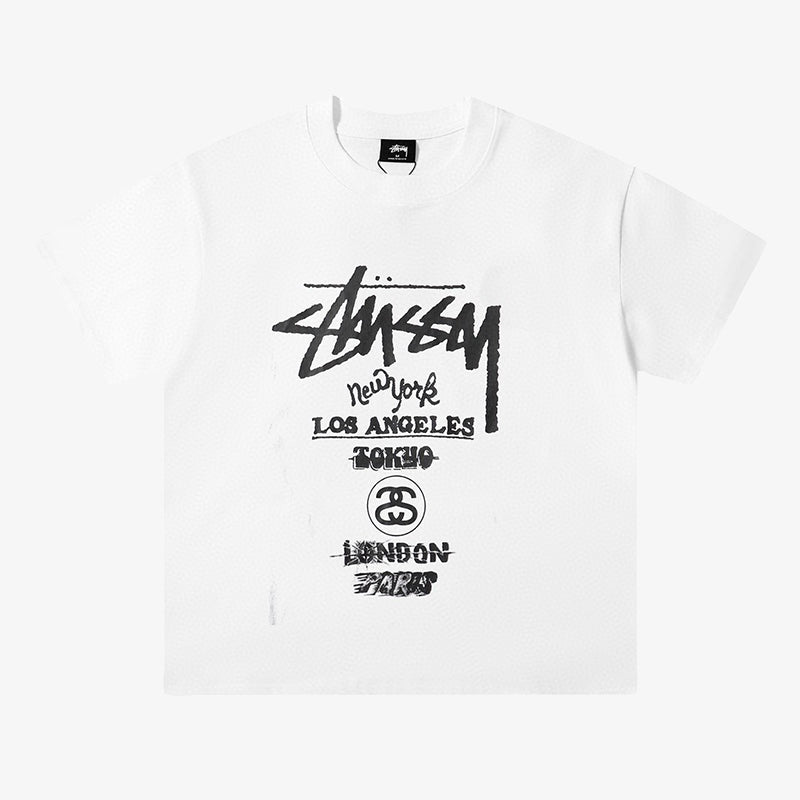 STUSSY SS23 TOUR T-SHIRT 世界巡遊系列短袖T恤