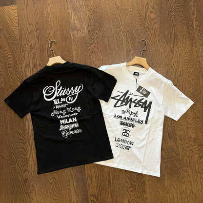 STUSSY SS23 TOUR T-SHIRT 世界巡遊系列短袖T恤