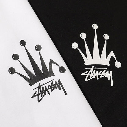 STUSSY 皇冠印花短袖T恤