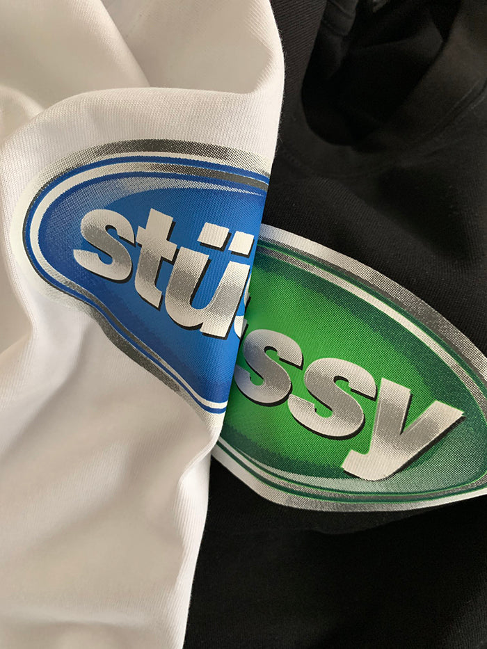 STUSSY 復古LOGO印花短袖T恤