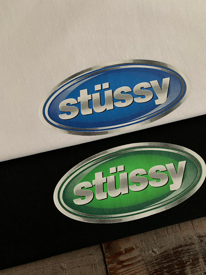 STUSSY 復古LOGO印花短袖T恤