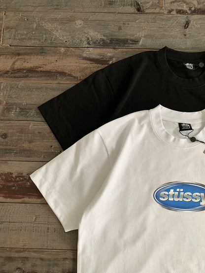 STUSSY 復古LOGO印花短袖T恤