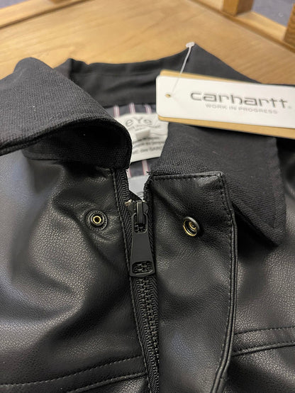 JUNYA WATANABE x CARHARTT WIP 卡哈特皮革拼接夾克